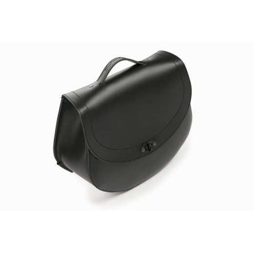 Leather saddlebag CUSTOMACCES HD AP0008N črna right