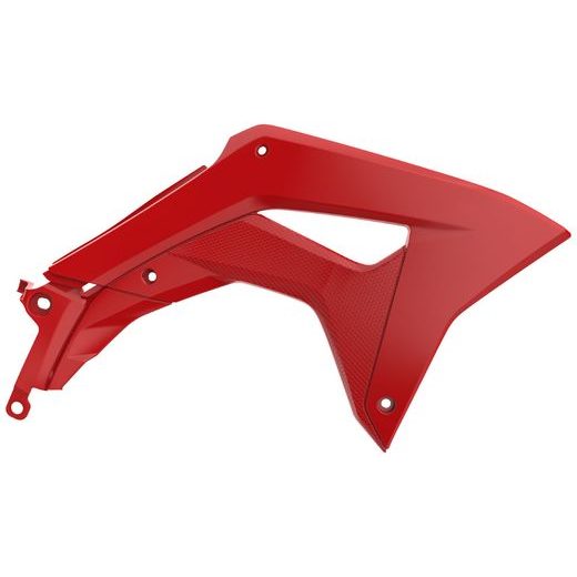 Radiator scoops POLISPORT 8423800001 (par) Rdeč