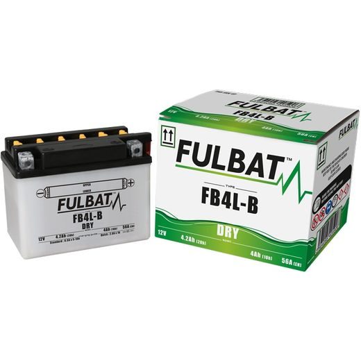 Konvencionalen akumulator (priložena kislina) FULBAT FB4L-B (YB4L-B) Kislina priložena