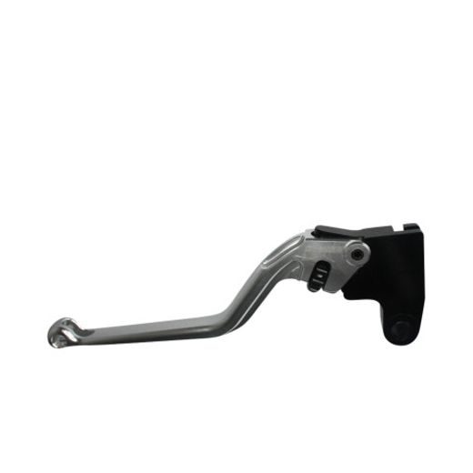 Clutch Lever ACCOSSATO EST333 fixed CNC-worked aluminium, silver