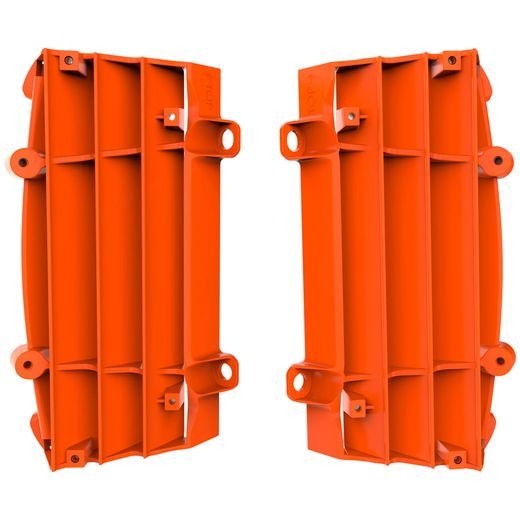 Radiator Louvers POLISPORT 8466800005 Rdeč