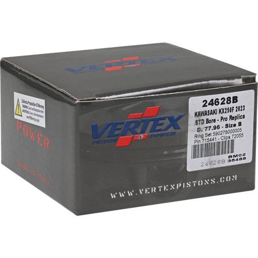 Complete piston VERTEX 24628B Cylinder 78, piston 77,96 mm
