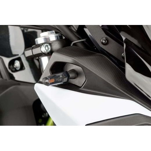 Turn signals PUIG STICK 9317N črna front, homologated