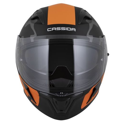 Integralna čelada CASSIDA Orbit Multivers black matt,orange,gray,white S
