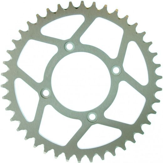 Aluminijasti zadnji verižnik (zobnik) SUPERSPROX RAL-2802/2:42-SLV srebrna 42T, 520