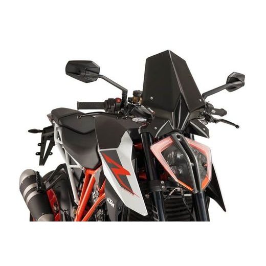 Windshield PUIG NEW GEN. SPORT 9692N črna