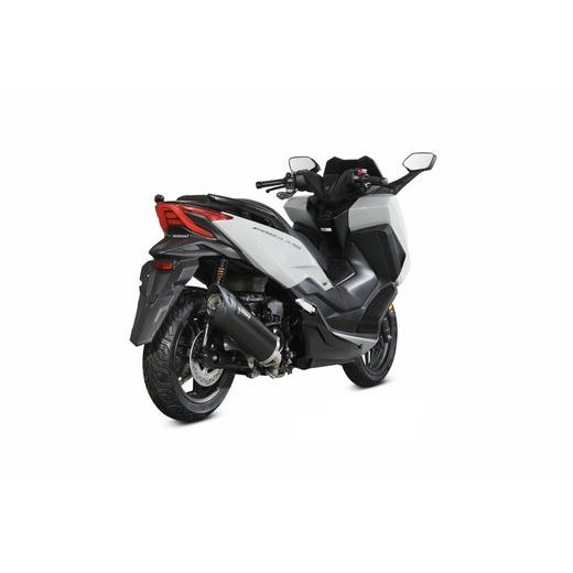 Dušilec (lonec) MIVV MOVER MV.HO.0004.LV Black Stainless Steel for HONDA Forza 350 (2022-2024); HONDA SH 350 (2022-2024); HONDA ADV 350 (2022-2024)