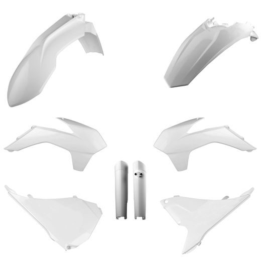 Set plastik POLISPORT 91465 White KTM