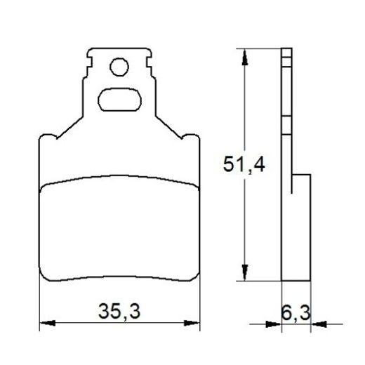 Zavorne obloge ACCOSSATO AGPA151 OR
