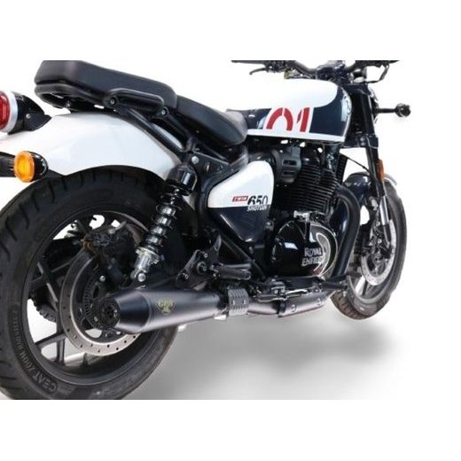 Dual slip-on exhaust GPR ULTRACONE BLACK ROY.14.CAT.ULTRA.BL Matte Black