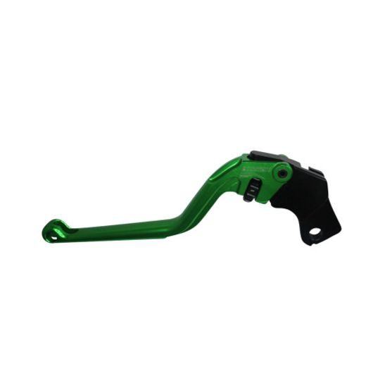 Clutch Lever ACCOSSATO ESS650 fixed CNC-worked aluminium, green