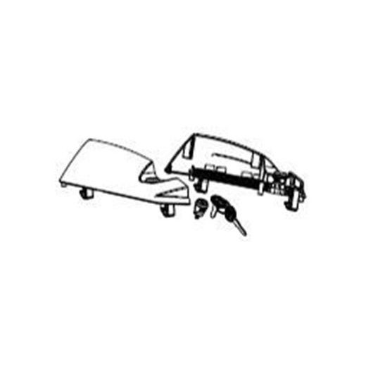 Locking mechanism SHAD D1B23MAR for SH23