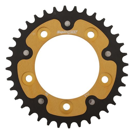 Zadnji verižnik (zobnik) SUPERSPROX STEALTH RST-743:36-GLD zlata 36T, 520