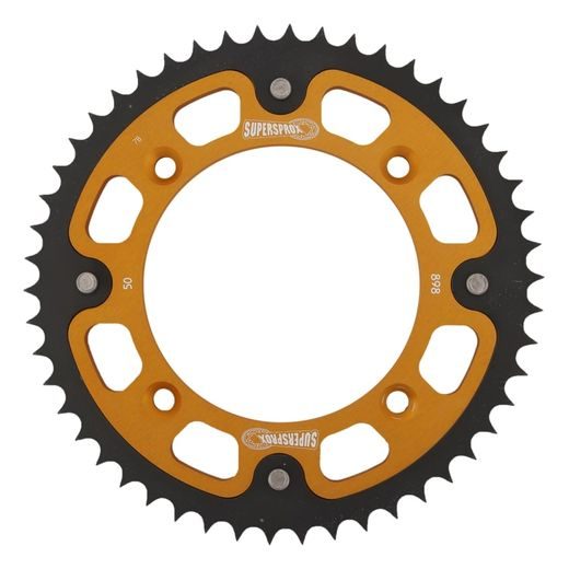 Zadnji verižnik (zobnik) SUPERSPROX STEALTH RST-898:50-GLD zlata 50T, 428