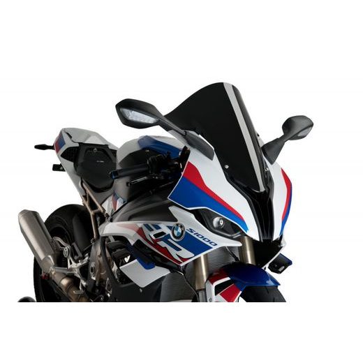 Windscreen PUIG RACING 3641N črna