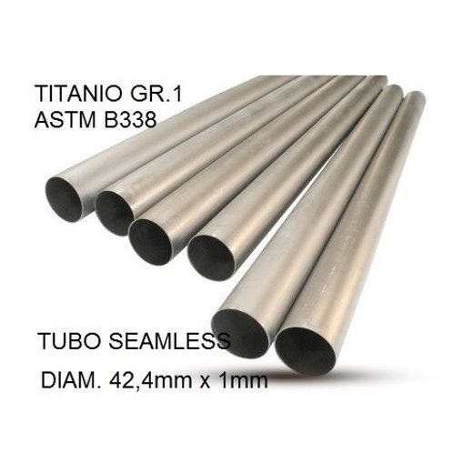 Titanium seamless Gr.1 TUBE AISI Tig GPR TU.T.6 Brushed Stainless steel