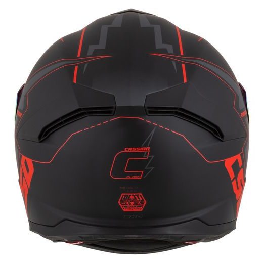 Integralna čelada CASSIDA Integral GT 2.1 Flash matt black/ metallic red/ dark grey 2XL