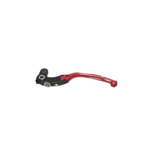 Folding lever ACCOSSATO LV031 in aluminium for ACCOSSATO full clutch rdeč
