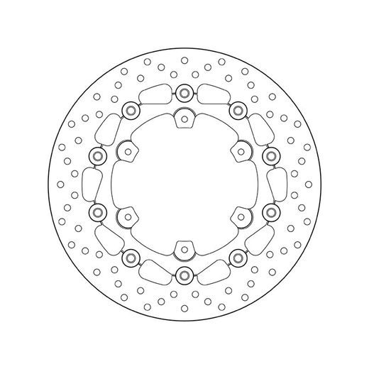 Zavorni disk BREMBO 78B408A5 floating