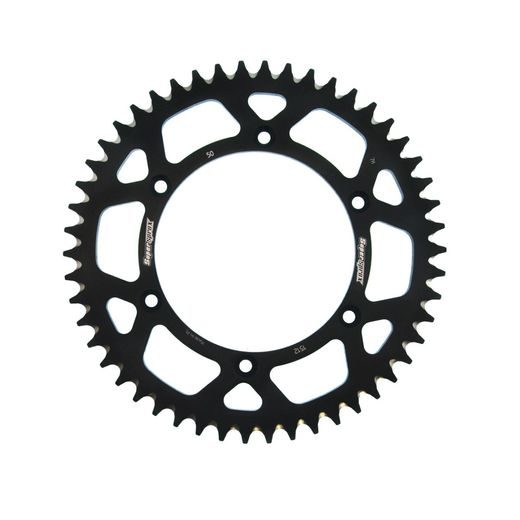 Rear ALU sprocket SUPERSPROX RAL-1512:50-BLK črna 50T, 520