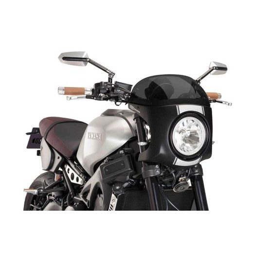 Windshield PUIG SEMI-FAIRING 9188F carbon look dark smoke