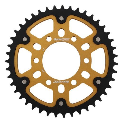 Zadnji verižnik (zobnik) SUPERSPROX STEALTH RST-816:43-GLD zlata 43T, 530