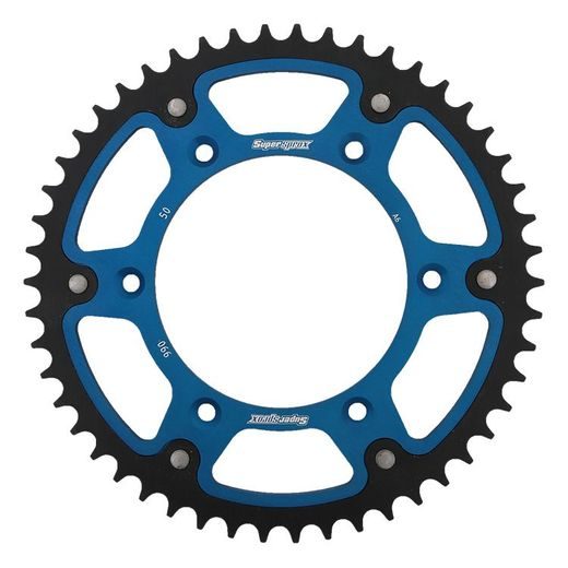 Rear sprocket SUPERSPROX STEALTH RST-990:50-BLU moder 50T, 520