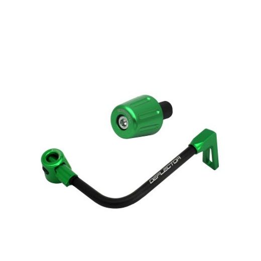 Lever guard in aluminium + left end ACCOSSATO DE004 with black hose and joint right