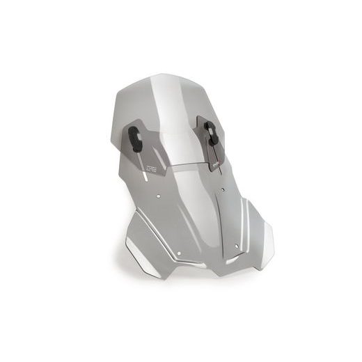 Windscreen PUIG RACING WITH SUPPORT + PROTECTION 3178H smoke