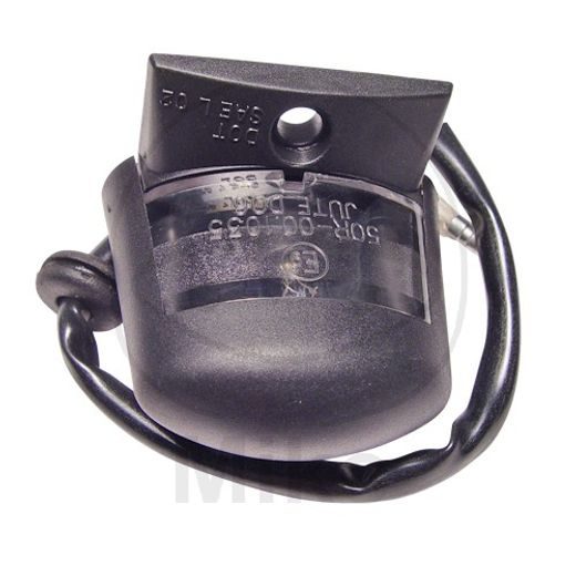 Number plate light JMP črna 12V / 5W