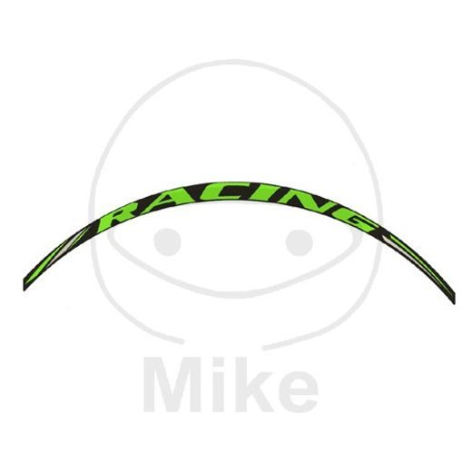 Wheel rim sticker JMT racing zelena