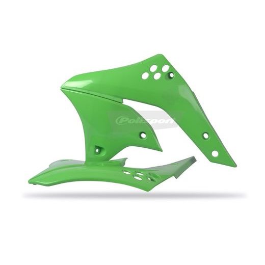 Radiator scoops POLISPORT 8426200006 (par) green 05