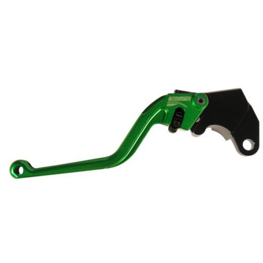 Clutch Lever ACCOSSATO ESS248 fixed CNC-worked aluminium, green
