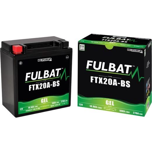 Gelski akumulator FULBAT FTX20A-BS GEL
