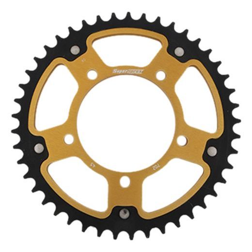 Zadnji verižnik (zobnik) SUPERSPROX STEALTH RST-702:45-GLD zlata 45T, 525