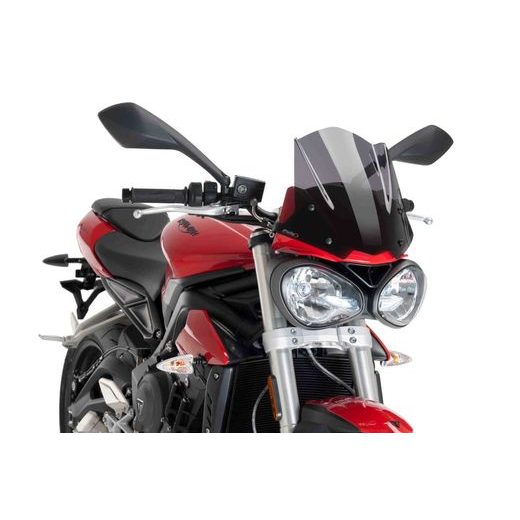Windshield PUIG NEW GEN. SPORT 9999F dark smoke