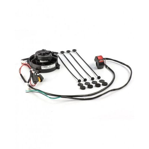 Radiator cooling fan and mounting kit SPAL EP-RFS-UN-SW with Revotec universal mounting system and ON/OFF switch