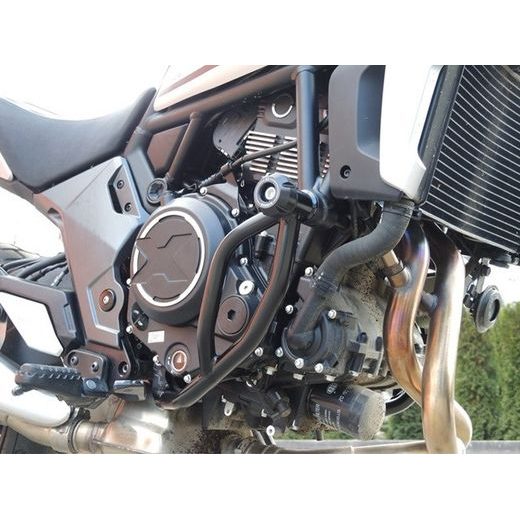 Engine guards RDMOTO CF159KDPH01 Črn (with protectors)