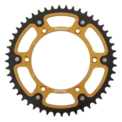 Rear sprocket SUPERSPROX STEALTH RST-245:48-GLD zlata 48T, 520