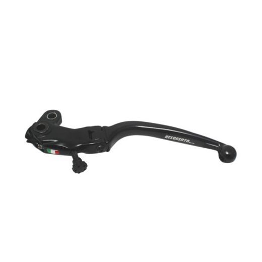 Folding lever ACCOSSATO LV016 in aluminium for ACCOSSATO full clutch črna