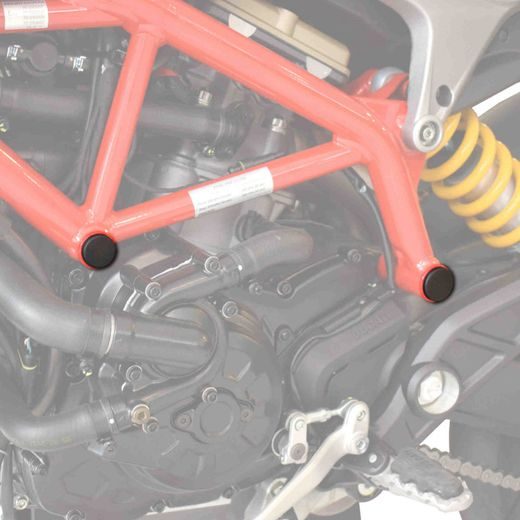 Chassis cap covers PUIG 9634N črna
