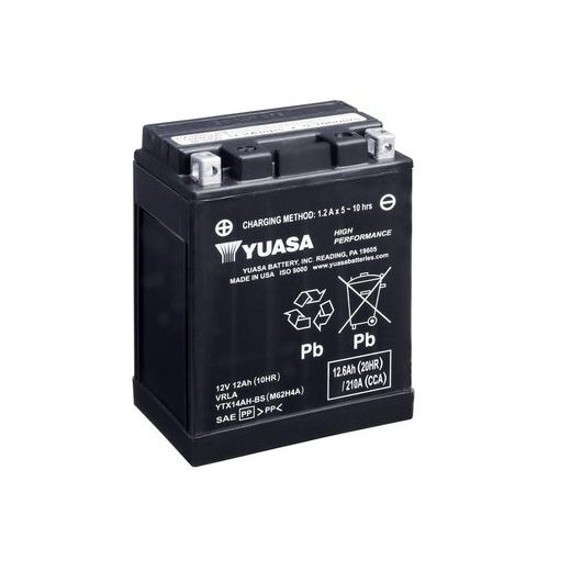 Akumulator brez vzdrževanja YUASA YTX14AH-BS