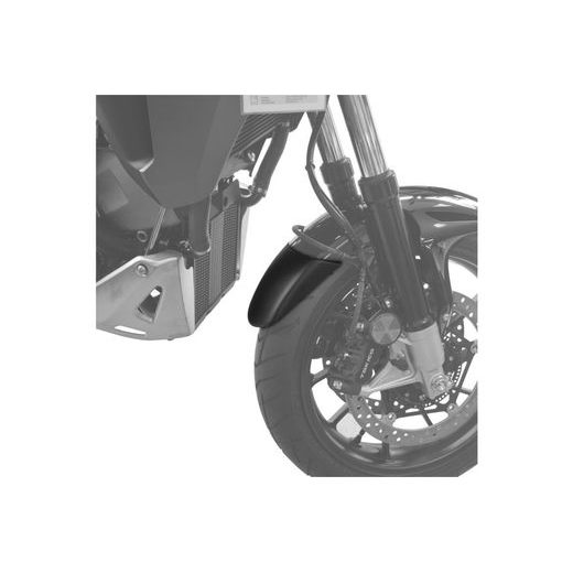 Front fender extension PUIG 9918N črna