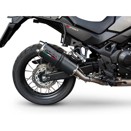 Slip-on exhaust GPR DUAL POPPY H.271.NOV.DUAL.PO Brushed Stainless steel