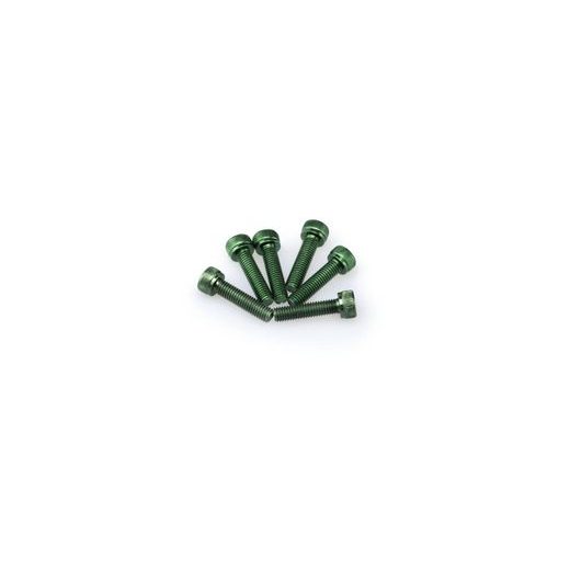 Screws PUIG ANODIZED 0147V zelena M5 x 20mm (6pcs)