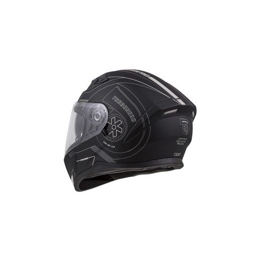 Integralna čelada CASSIDA INTEGRAL 3.0 TURBOHEAD black matt/ silver (alloy) XL