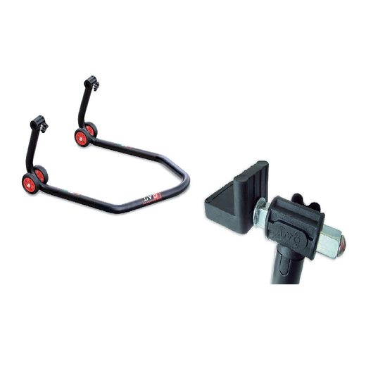 Rear low stand LV8 DIAVOL E620DL+E620/09 with rubber cursor kit