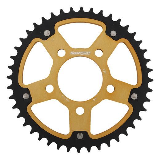 Zadnji verižnik (zobnik) SUPERSPROX STEALTH RST-727:44-GLD zlata 44T, 525