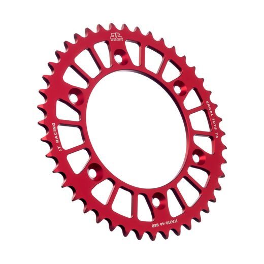 Aluminijasti zadnji verižnik (zobnik) JT JTA 210-44RED 44T, 520 Rdeč