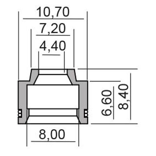 Oil seal RMS 100669290 valve stem